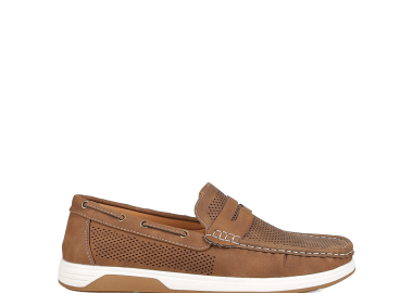 Καφέ ανδρικό loafer - MIGATO - 