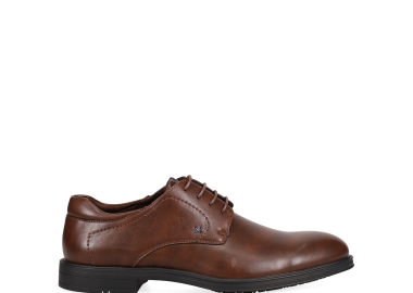 Καφέ ανδρικό παπούτσι derby - MIGATO - 
