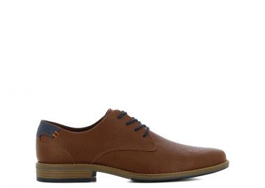 Καφέ ανδρικό παπούτσι Oxford - SJ - 