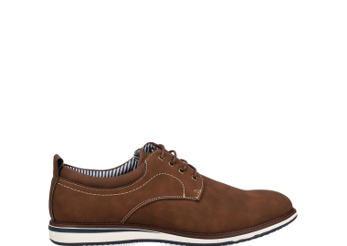 Καφέ ανδρικό παπούτσι Oxford - MIGATO - 