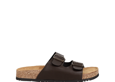 Καφέ ανδρικό σανδάλι - EASY WALK - 