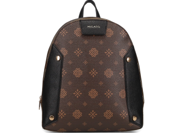 Καφέ backpack με logo - MIGATO - 