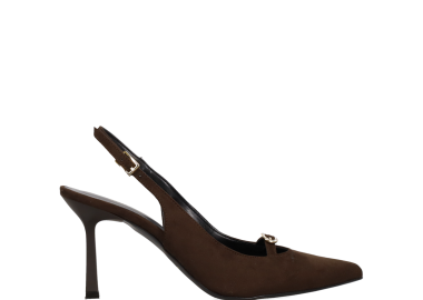 Καφέ εξώφτερνη γόβα - MIGATO - 