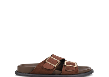 Καφέ footbed sandal - MIGATO - 