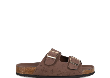 Καφέ footbed σανδάλι - LAURA BIAGIOTTI - 