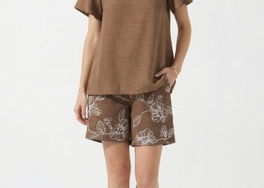 ΚΑΦΕ ΚΕΝΤΗΤΗ ΒΕΡΜΟΥΔΑ LINEN-LOOK - Anna Raxevsky - 