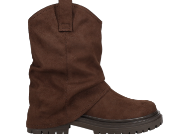 Καφέ μποτάκι με γκέτα - MIGATO - 