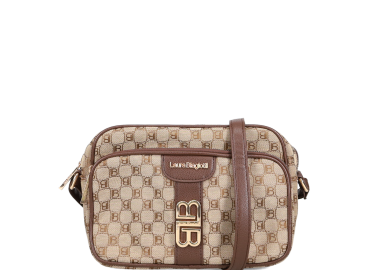 Καφέ τσάντα χιαστί - LAURA BIAGIOTTI - 