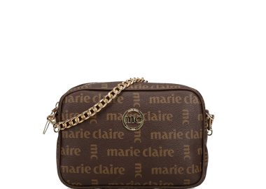 Καφέ τσάντα χιαστί - MARIE CLAIRE - 
