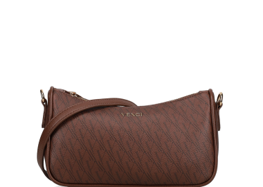 Καφέ τσάντα χιαστί - MIGATO - 