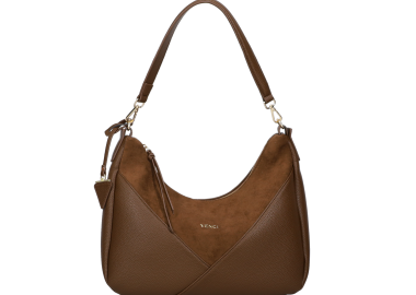 Καφέ τσάντα ώμου - VENCI - 