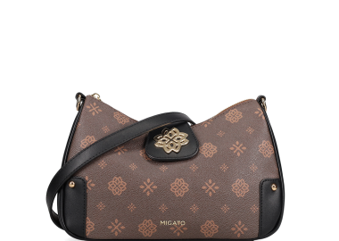 Καφέ τσάντα ώμου - MIGATO - 