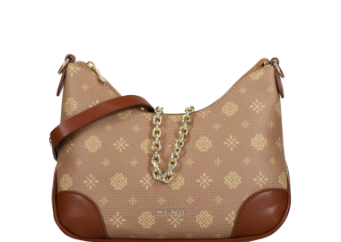 Καφέ τσάντα ώμου - MIGATO - 