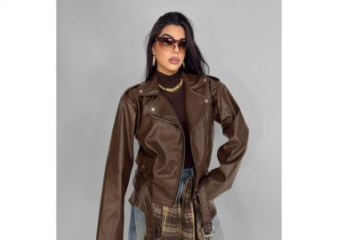 ΚΑΦΕ ΤΖΑΚΕΤ OVERSIZED - PORTER - fashionroom - 