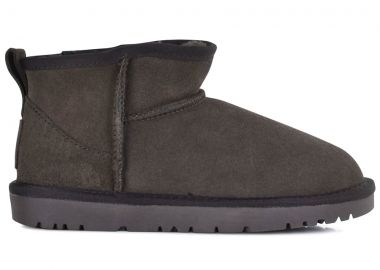 Καφέ ultra short δερμάτινο Australian Boot Kelara 41201 - Kelara - 