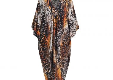 Καφτάνι βισκόζη animal print - MAT FASHION - 