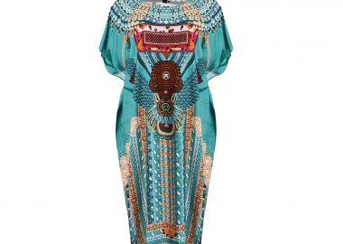 Καφτάνι βισκόζη ethnic print - MAT FASHION - 