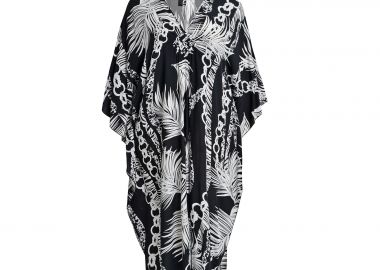 Καφτάνι βισκόζη palm print - MAT FASHION - 
