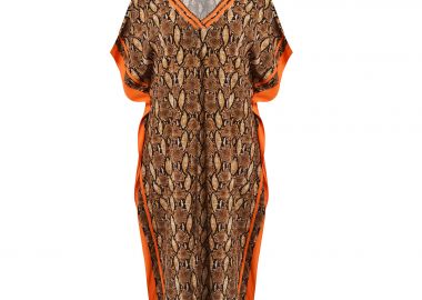 Καφτάνι βισκόζη snake print - MAT FASHION - 