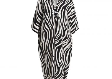 Καφτάνι βισκόζη zebra print - MAT FASHION - 