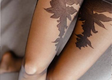 ΚΑΛΣΟΝ 15 DEN ΣΧΕΔΙΟ ΖΑΡΤΙΕΡΑ 3523 ΜΑΥΡΟ - INIZIO - 