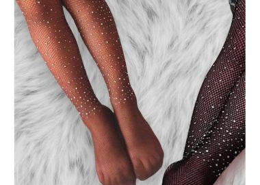 ΚΑΛΣΟΝ ΜΑΥΡΟ ΜΕ ΣΤΡΑΣ- ALINDA -  - 