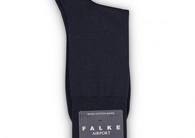 Κάλτσες ανδρικές Falke Μπλε 6370 dark navy 14435-AIRPORT 100 - Falke - 