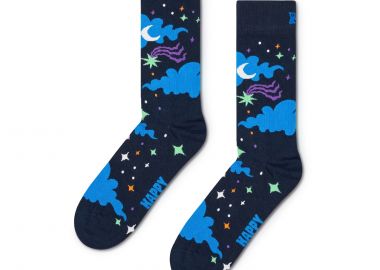 Κάλτσες ανδρικές Happy Socks Μπλε P003181 Starry Sky Sock 100 - Happy Socks - 