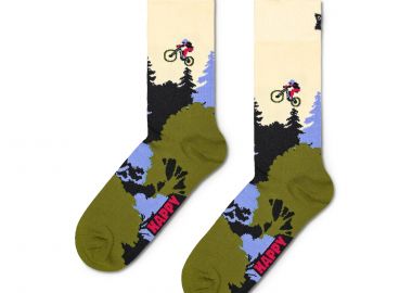 Κάλτσες ανδρικές Happy Socks Πολύχρωμο P002243 Mountain Bike Sock 100 - Happy Socks - 