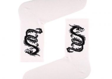 Κάλτσες black dragon unisex - chetic socks - 