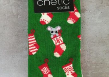 Κάλτσες Christmas πράσινο unisex - chetic socks - 