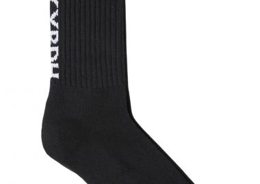Κάλτσες Funky Buddha Ριμπ Με Λογότυπο FBM013-315-10-BLACK Ανδρικό - Funky Buddha - 