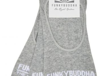 Κάλτσες Funky Buddha Σετ Με Τρία Ζεύγη FBM013-321-10-GREY MEL Ανδρικό - Funky Buddha - 