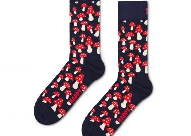 Κάλτσες γυναικείες Happy Socks Μπλε P000040 Mushroom Sock 100 - Happy Socks - 