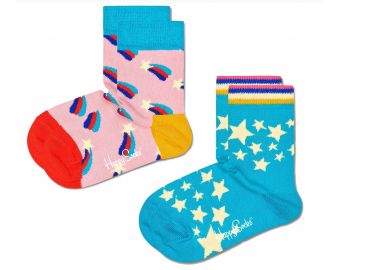 Κάλτσες Happy Socks 2-Pack Shooting Star KSST02-6000-1000 Unisex Παιδικό - Happy Socks - 
