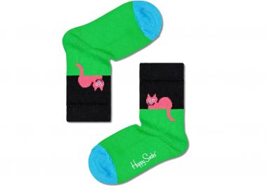 Κάλτσες Happy Socks Kids Cat KCAT01-7303-1000 Unisex Παιδικό - Happy Socks - 