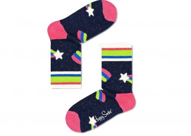 Κάλτσες Happy Socks Kids Shooting Star Rib KSST14-6500-1000 Unisex Παιδικό - Happy Socks - 