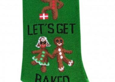 Κάλτσες Let's Get Baked πράσινο unisex - chetic socks - 