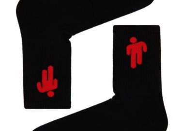 Κάλτσες με Billie Elish μαύρο unisex - chetic socks - 