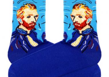 Κάλτσες με σχέδιο Van Gogh Portrait unisex - SOU - 