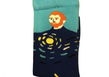 Κάλτσες με σχέδιο van gogh portrait unisex - SOU - 