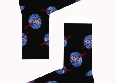 Κάλτσες Nasa γαλαξίας μαύρο unisex - chetic socks - 