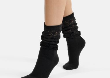 Κάλτσες Pelerine slouchy socks με μαλλί - CETTE - 