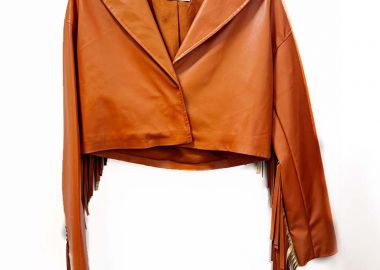 Kaly γυναικείο τζάκετ με κρόσσια - SOU - 