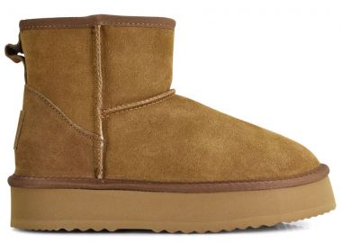 Καμελ δίπατο δερμάτινο Australian Boot Kelara 41210 - Kelara - 