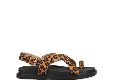 Καμηλό footbed σανδάλι - MIGATO - 