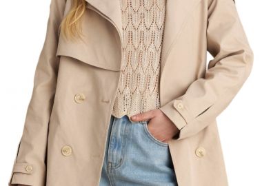 Καμπαρντίνα Attrattivo Με Διπλή Σειρά Κουμπιών 9922944-BEIGE Γυναικείο - Attrattivo - 