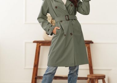 Καμπαρντίνα Florence Χακί - Amelie's - 