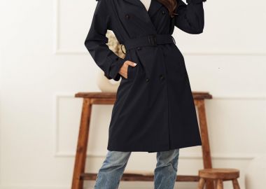 Καμπαρντίνα Florence Μαύρη - Amelie's - 