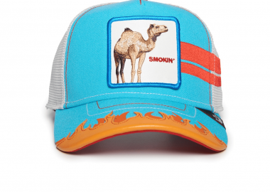 Καπέλο Jockey Somebody Stop Me Καμήλα Μπλε - Goorin Bros - GOORIN BROS - 